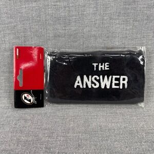 New Reebok Allen Iverson The Answer Authentic Elbow Arm Band Black‎ White 2000s